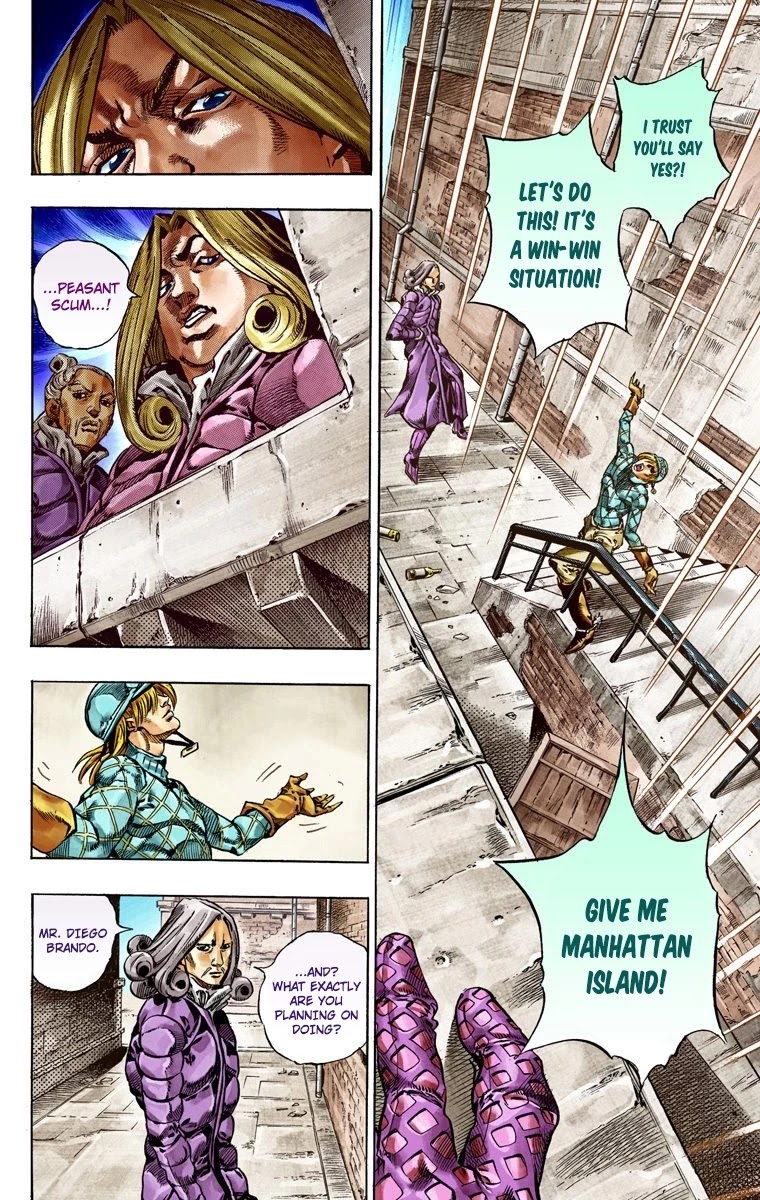 JoJo's Bizarre Adventure Part 7 - Steel Ball Run (Official Colored) Chapter 40 page 44 - Chapter 40: A Silent Way Part 1