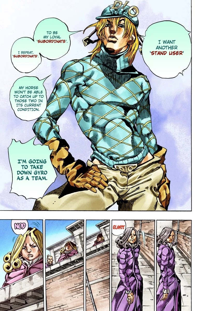 JoJo's Bizarre Adventure Part 7 - Steel Ball Run (Official Colored) Chapter 40 page 45 - Chapter 40: A Silent Way Part 1