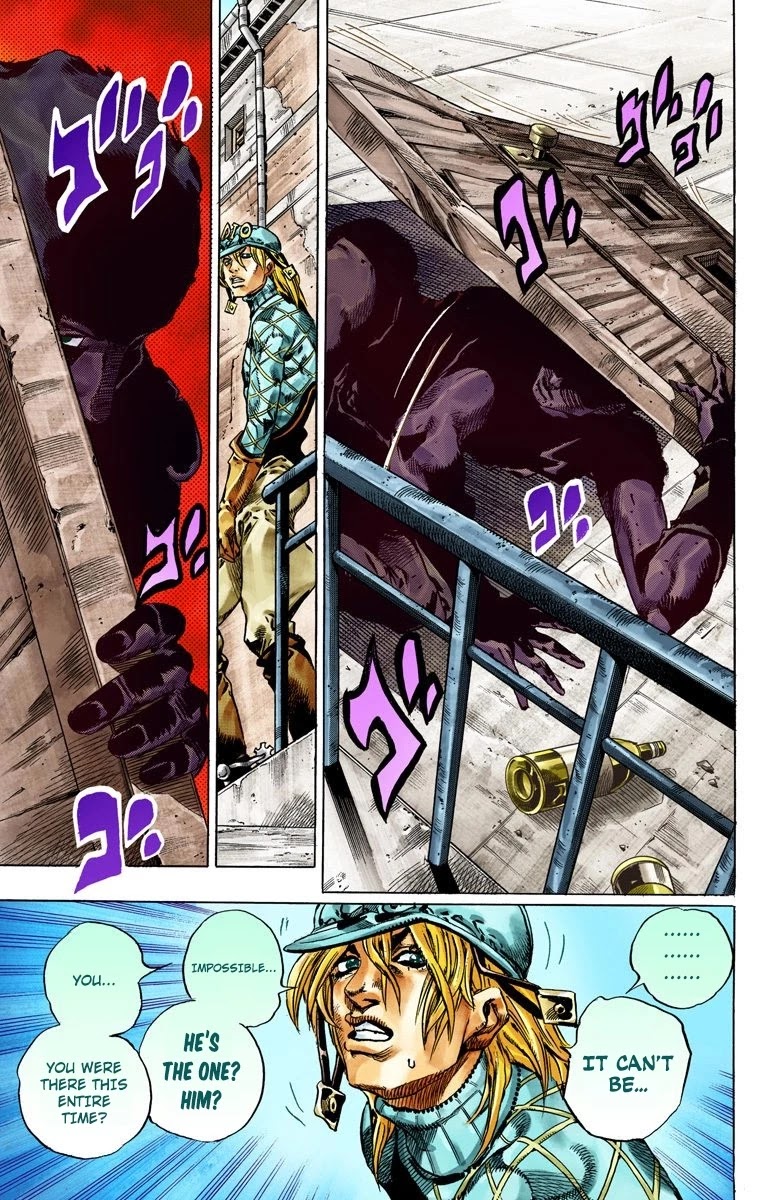 JoJo's Bizarre Adventure Part 7 - Steel Ball Run (Official Colored) Chapter 40 page 47 - Chapter 40: A Silent Way Part 1