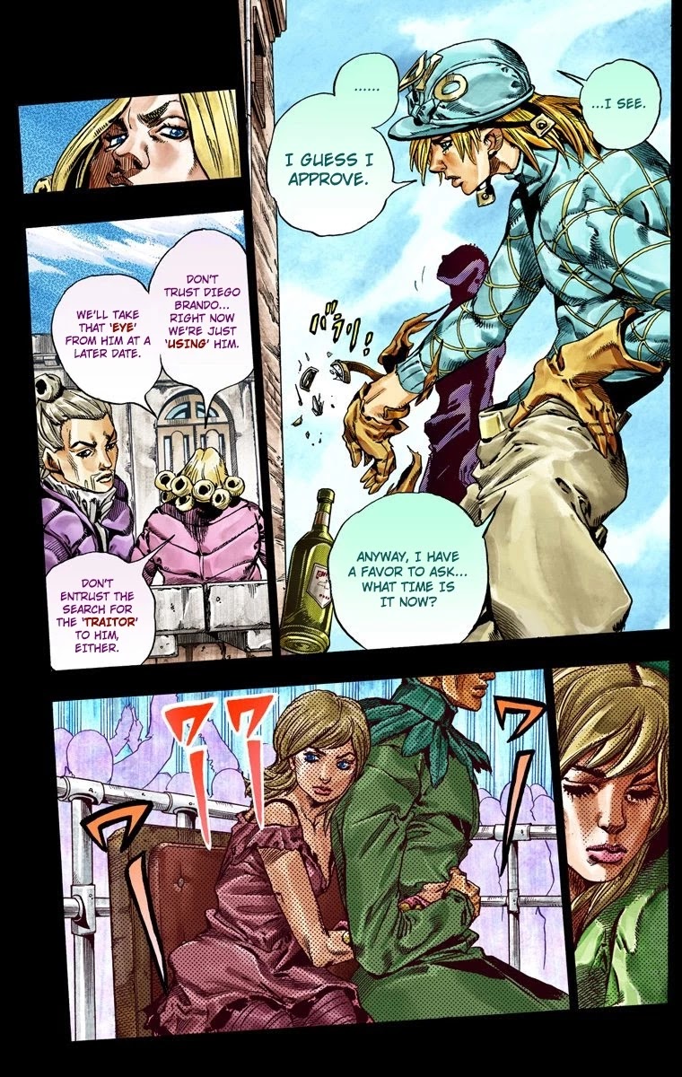 JoJo's Bizarre Adventure Part 7 - Steel Ball Run (Official Colored) Chapter 40 page 56 - Chapter 40: A Silent Way Part 1