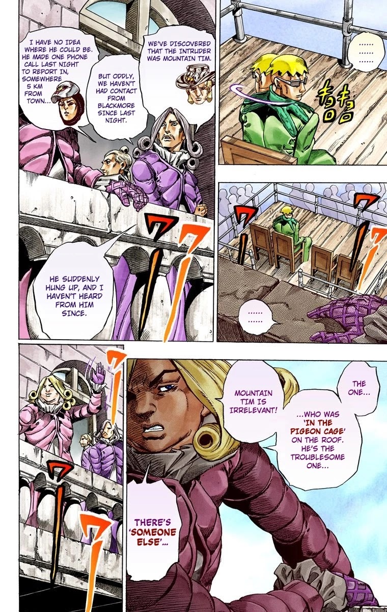 JoJo's Bizarre Adventure Part 7 - Steel Ball Run (Official Colored) Chapter 40 page 6 - Chapter 40: A Silent Way Part 1