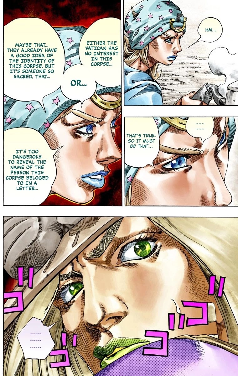 JoJo's Bizarre Adventure Part 7 - Steel Ball Run (Official Colored) Chapter 41 page 10 - Chapter 41: A Silent Way Part 2