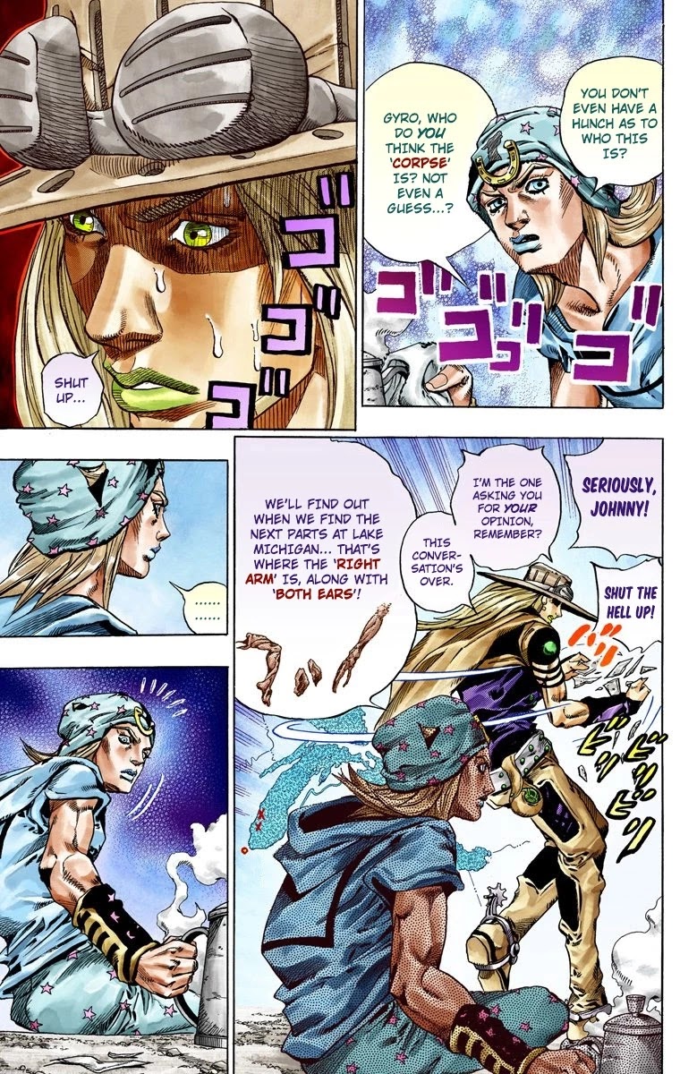 JoJo's Bizarre Adventure Part 7 - Steel Ball Run (Official Colored) Chapter 41 page 11 - Chapter 41: A Silent Way Part 2