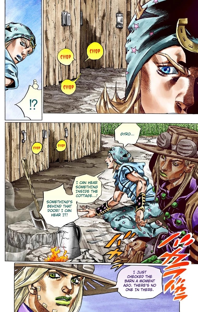 JoJo's Bizarre Adventure Part 7 - Steel Ball Run (Official Colored) Chapter 41 page 14 - Chapter 41: A Silent Way Part 2
