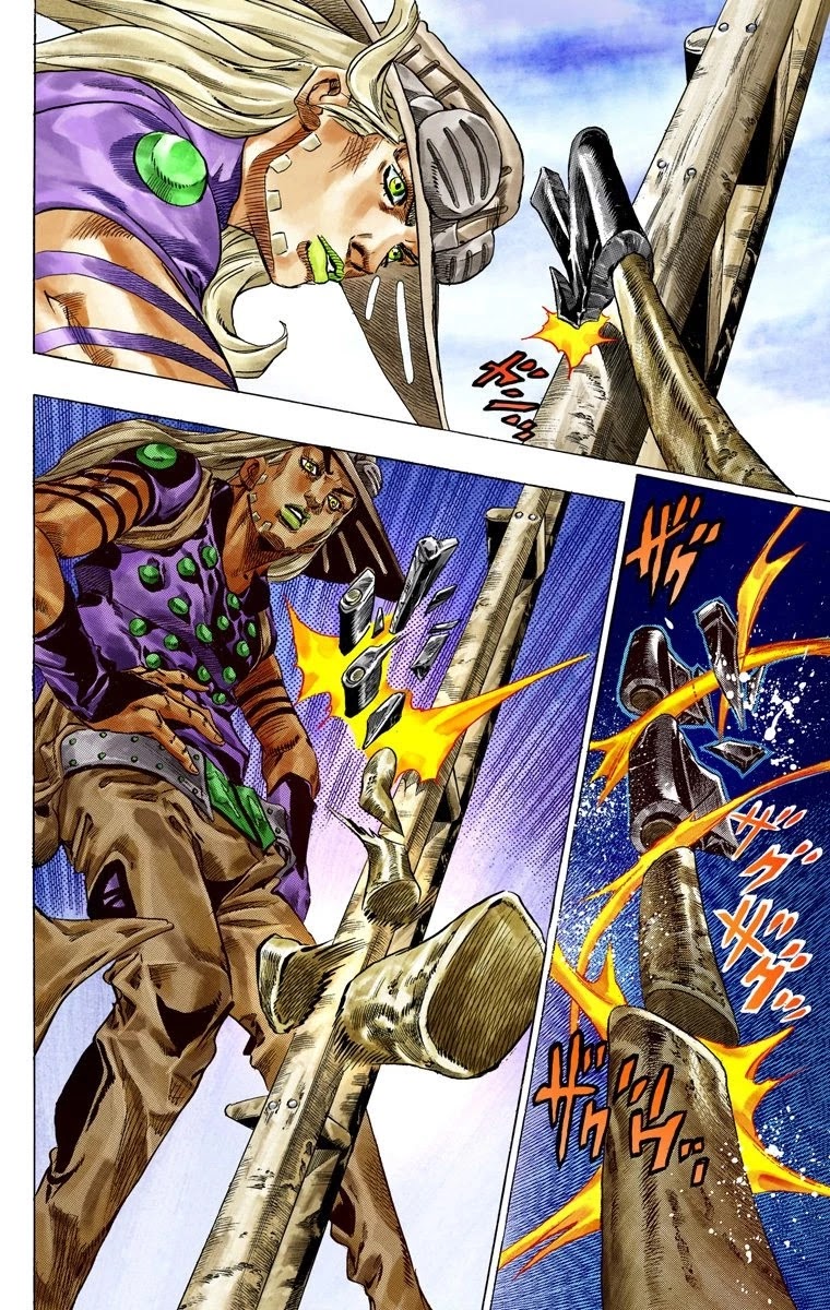 JoJo's Bizarre Adventure Part 7 - Steel Ball Run (Official Colored) Chapter 41 page 18 - Chapter 41: A Silent Way Part 2