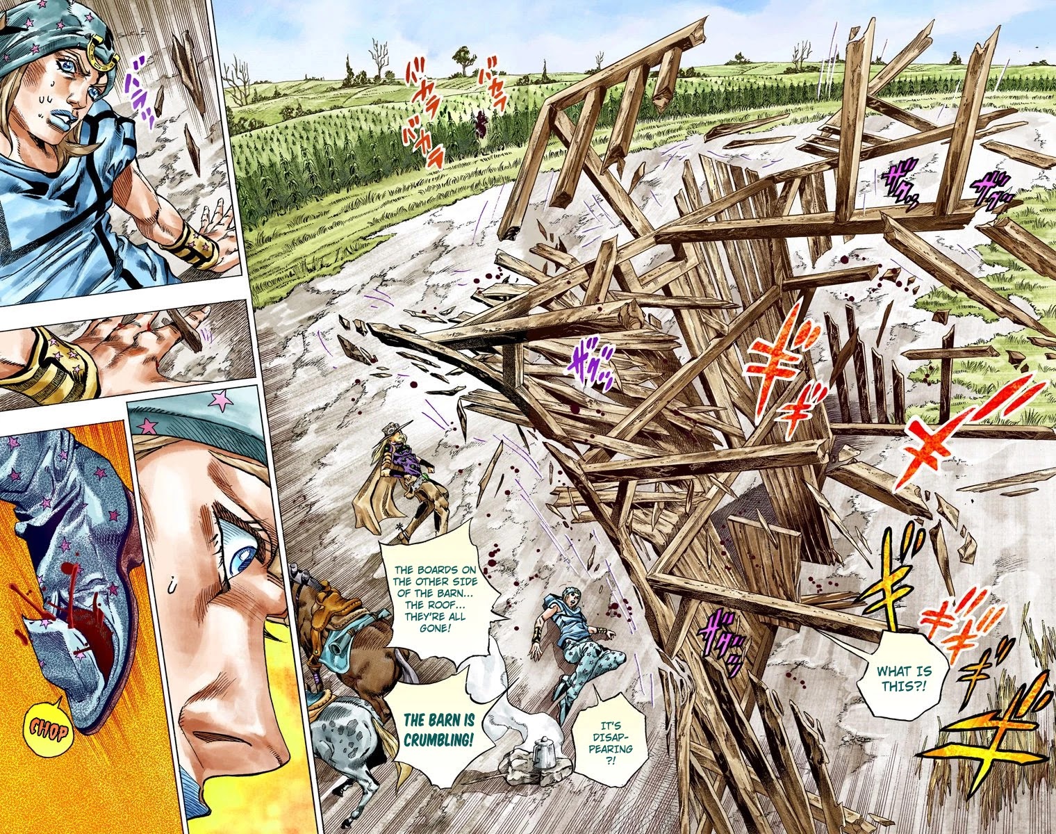 JoJo's Bizarre Adventure Part 7 - Steel Ball Run (Official Colored) Chapter 41 page 22 - Chapter 41: A Silent Way Part 2