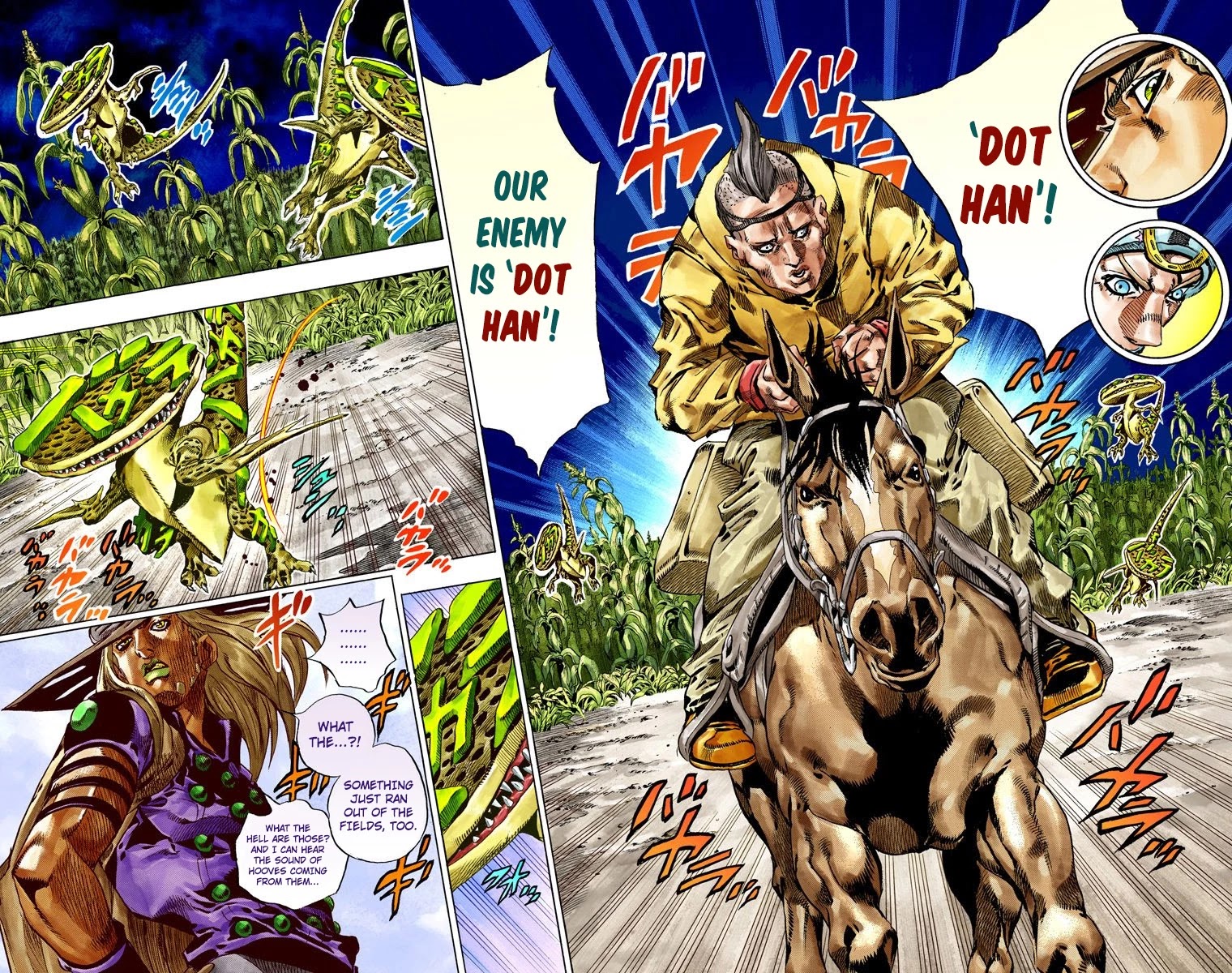 JoJo's Bizarre Adventure Part 7 - Steel Ball Run (Official Colored) Chapter 41 page 24 - Chapter 41: A Silent Way Part 2