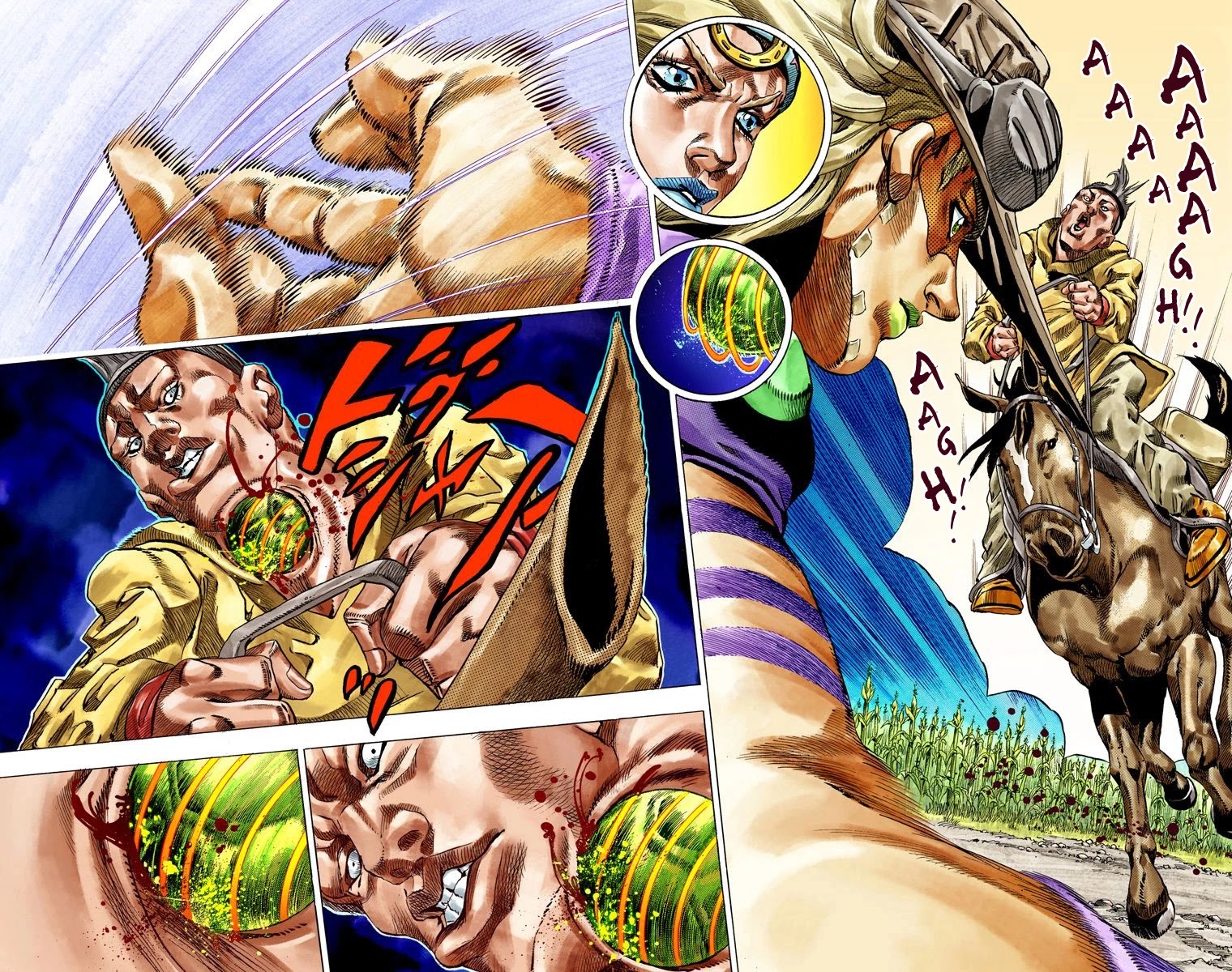 JoJo's Bizarre Adventure Part 7 - Steel Ball Run (Official Colored) Chapter 41 page 26 - Chapter 41: A Silent Way Part 2