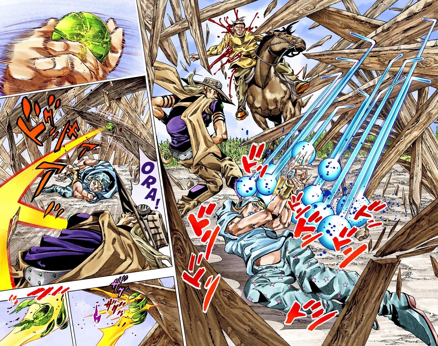 JoJo's Bizarre Adventure Part 7 - Steel Ball Run (Official Colored) Chapter 41 page 29 - Chapter 41: A Silent Way Part 2