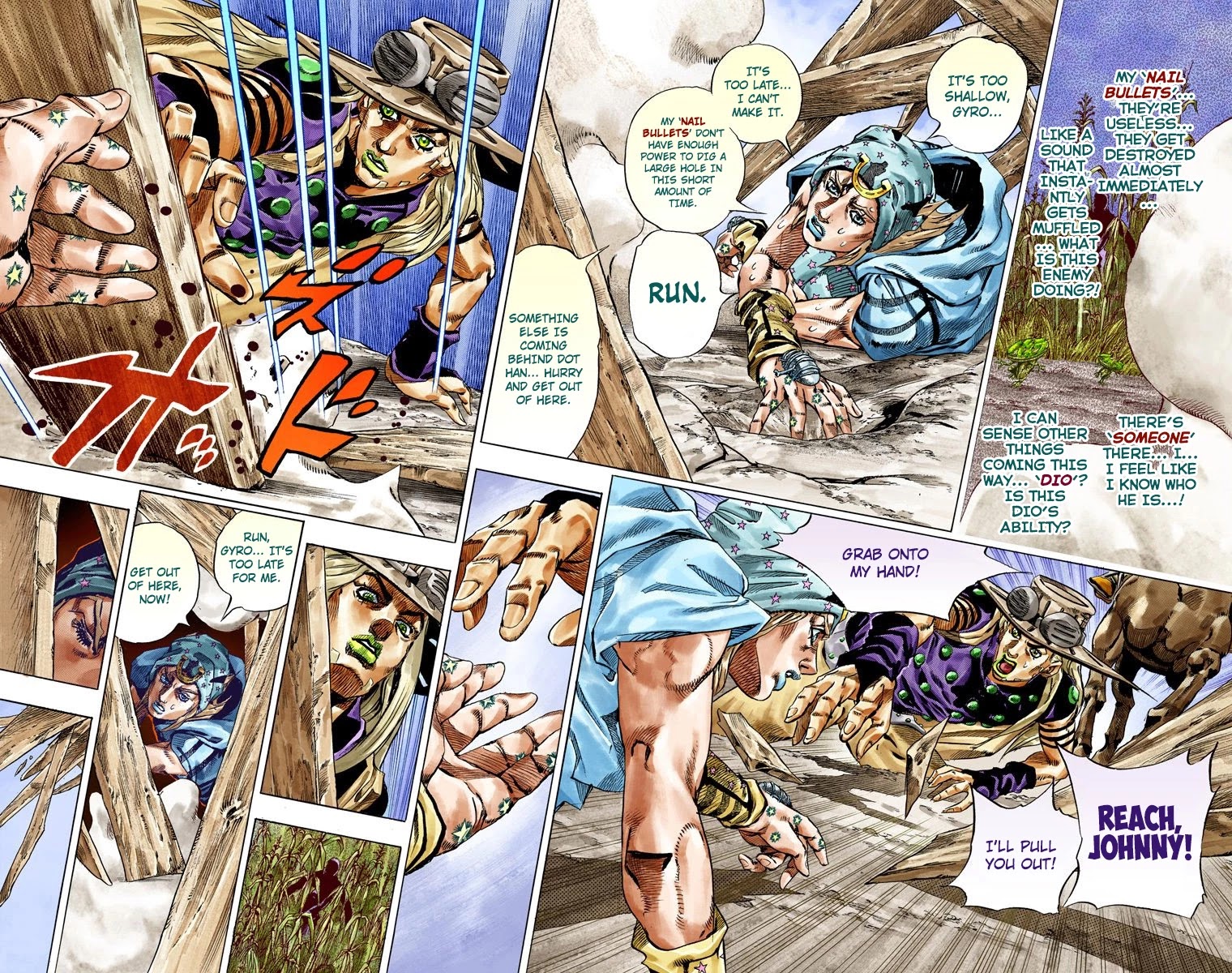 JoJo's Bizarre Adventure Part 7 - Steel Ball Run (Official Colored) Chapter 41 page 31 - Chapter 41: A Silent Way Part 2