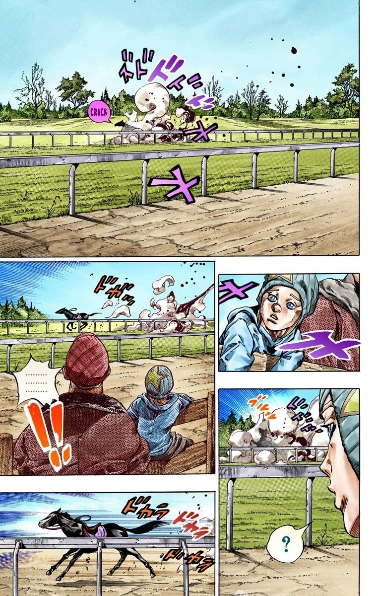 JoJo's Bizarre Adventure Part 7 - Steel Ball Run (Official Colored) Chapter 42 page 15 - Chapter 42: A Silent Way Part 3