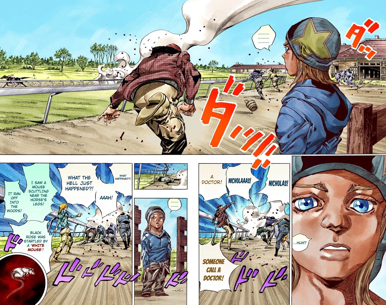 JoJo's Bizarre Adventure Part 7 - Steel Ball Run (Official Colored) Chapter 42 page 16 - Chapter 42: A Silent Way Part 3