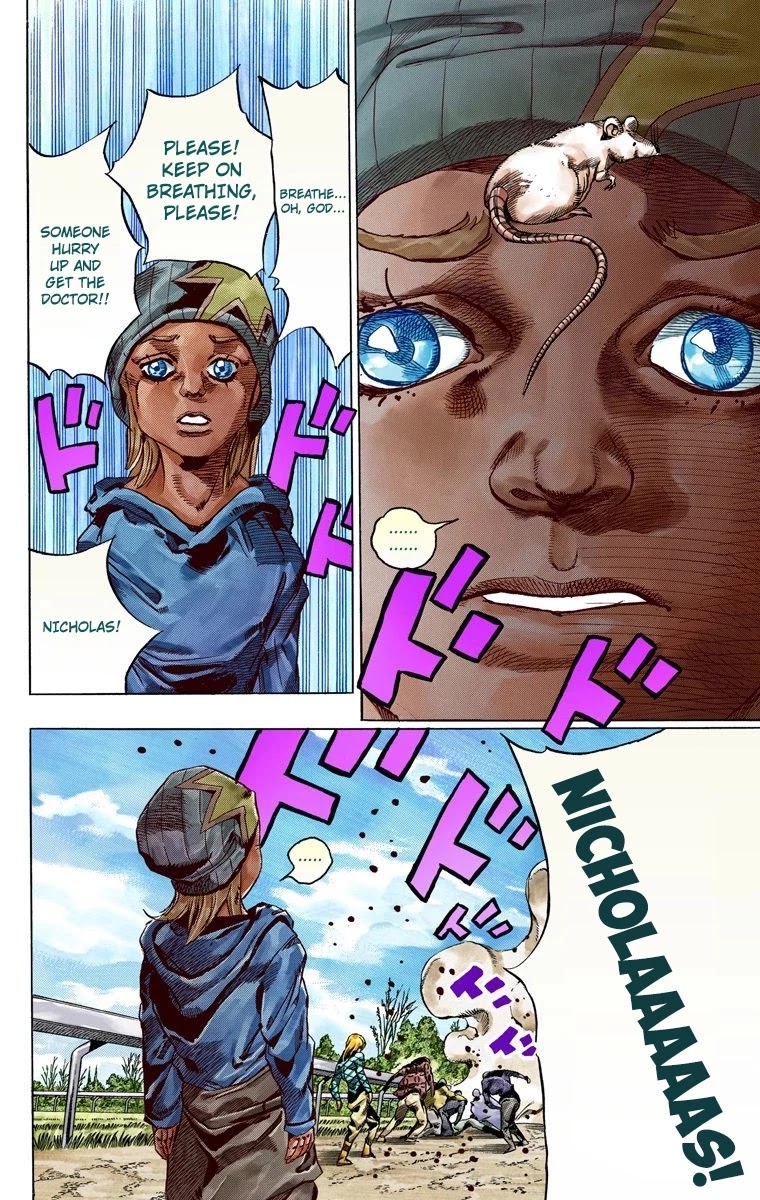 JoJo's Bizarre Adventure Part 7 - Steel Ball Run (Official Colored) Chapter 42 page 17 - Chapter 42: A Silent Way Part 3