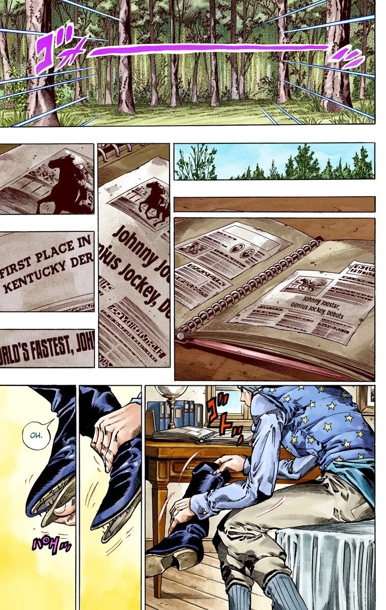 JoJo's Bizarre Adventure Part 7 - Steel Ball Run (Official Colored) Chapter 42 page 18 - Chapter 42: A Silent Way Part 3