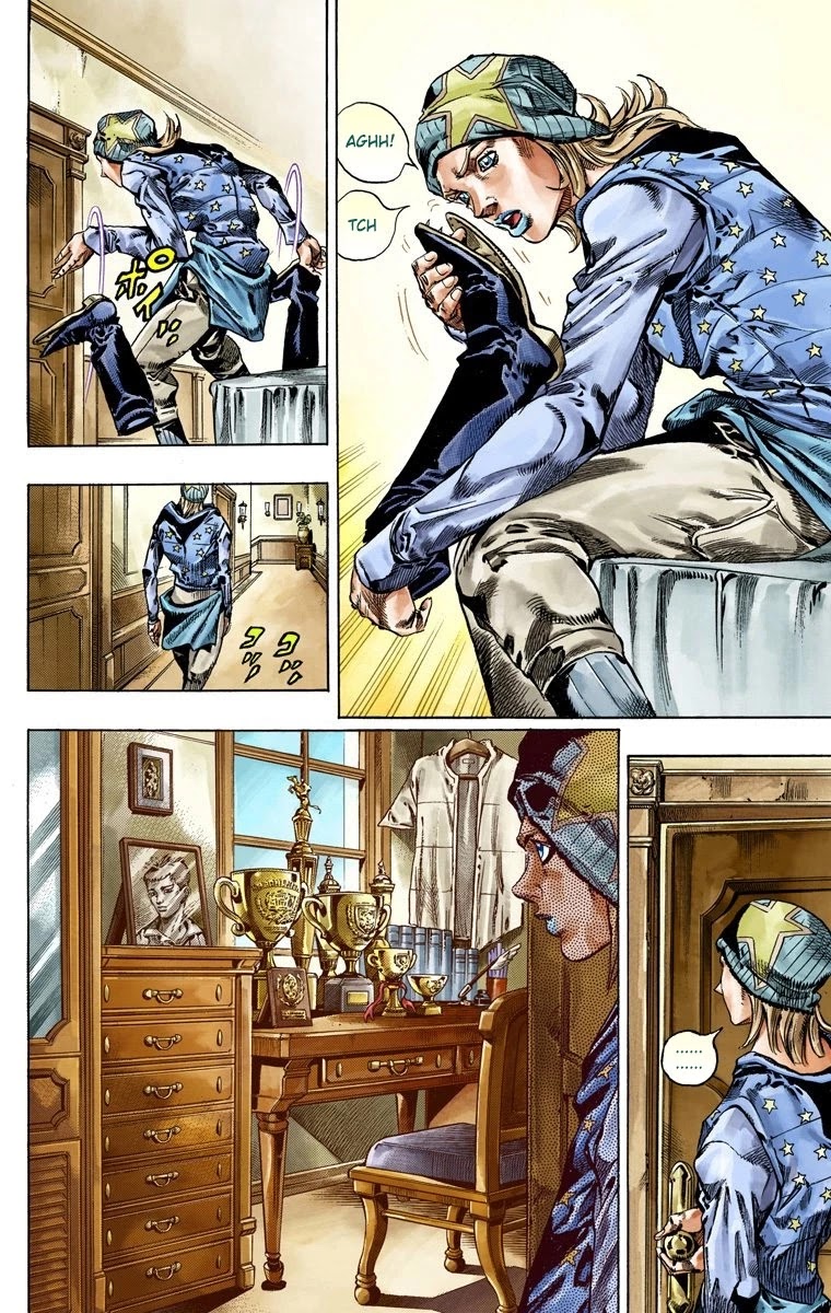 JoJo's Bizarre Adventure Part 7 - Steel Ball Run (Official Colored) Chapter 42 page 19 - Chapter 42: A Silent Way Part 3