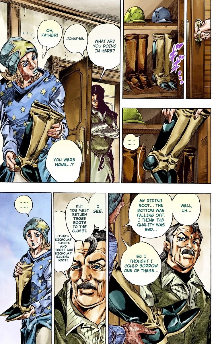 JoJo's Bizarre Adventure Part 7 - Steel Ball Run (Official Colored) Chapter 42 page 20 - Chapter 42: A Silent Way Part 3