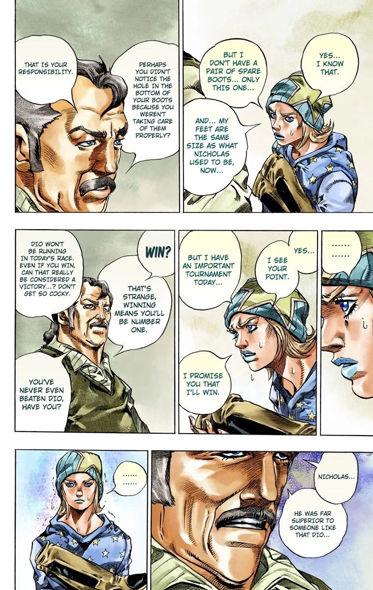 JoJo's Bizarre Adventure Part 7 - Steel Ball Run (Official Colored) Chapter 42 page 21 - Chapter 42: A Silent Way Part 3