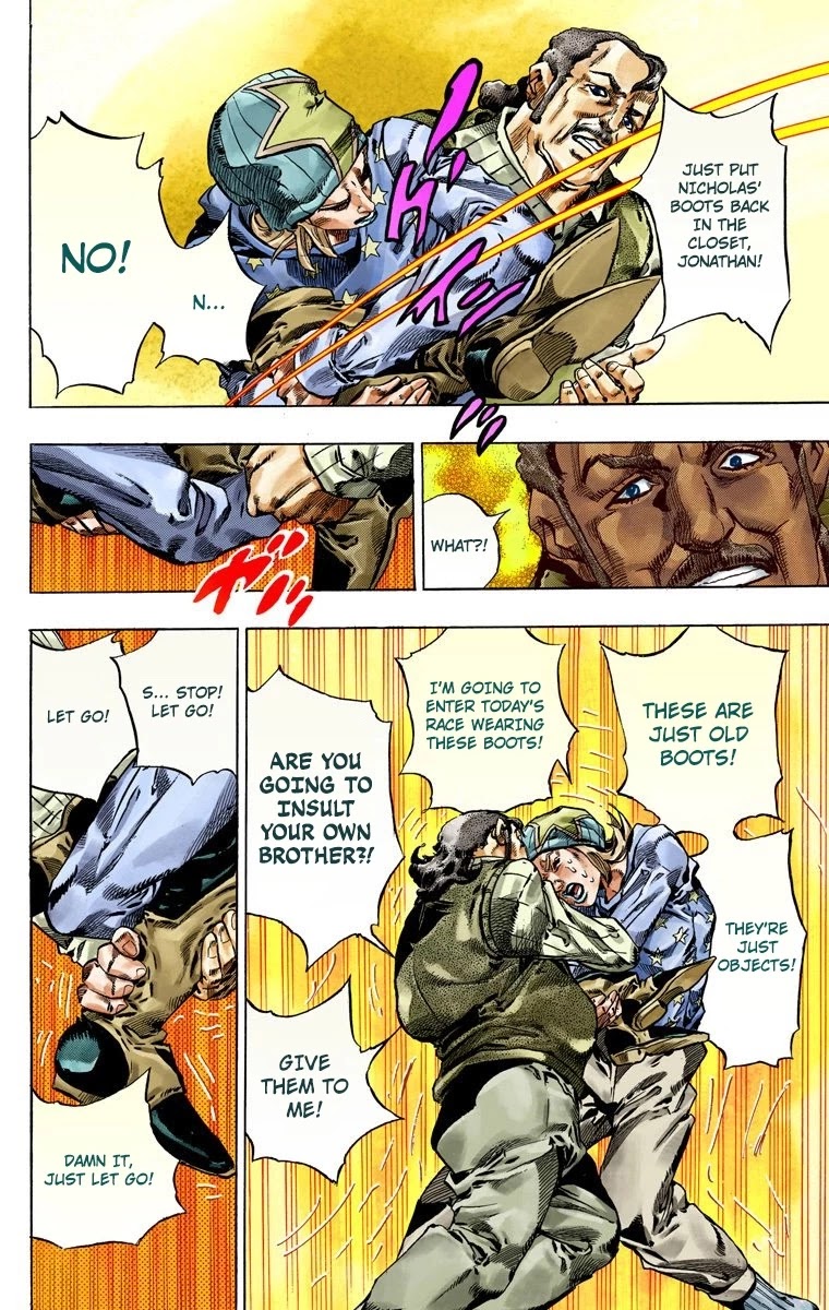 JoJo's Bizarre Adventure Part 7 - Steel Ball Run (Official Colored) Chapter 42 page 23 - Chapter 42: A Silent Way Part 3