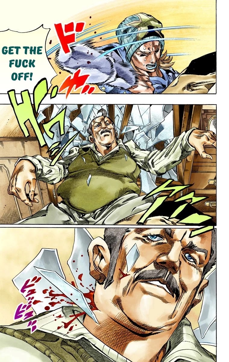 JoJo's Bizarre Adventure Part 7 - Steel Ball Run (Official Colored) Chapter 42 page 24 - Chapter 42: A Silent Way Part 3
