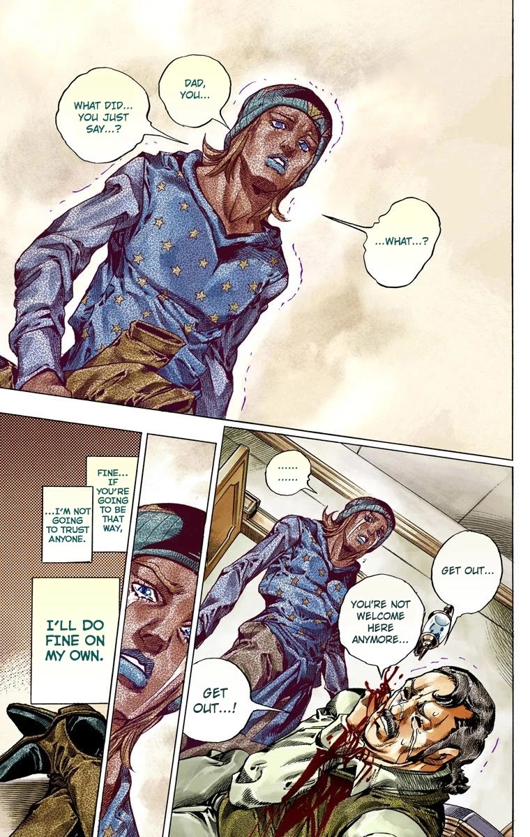 JoJo's Bizarre Adventure Part 7 - Steel Ball Run (Official Colored) Chapter 42 page 26 - Chapter 42: A Silent Way Part 3