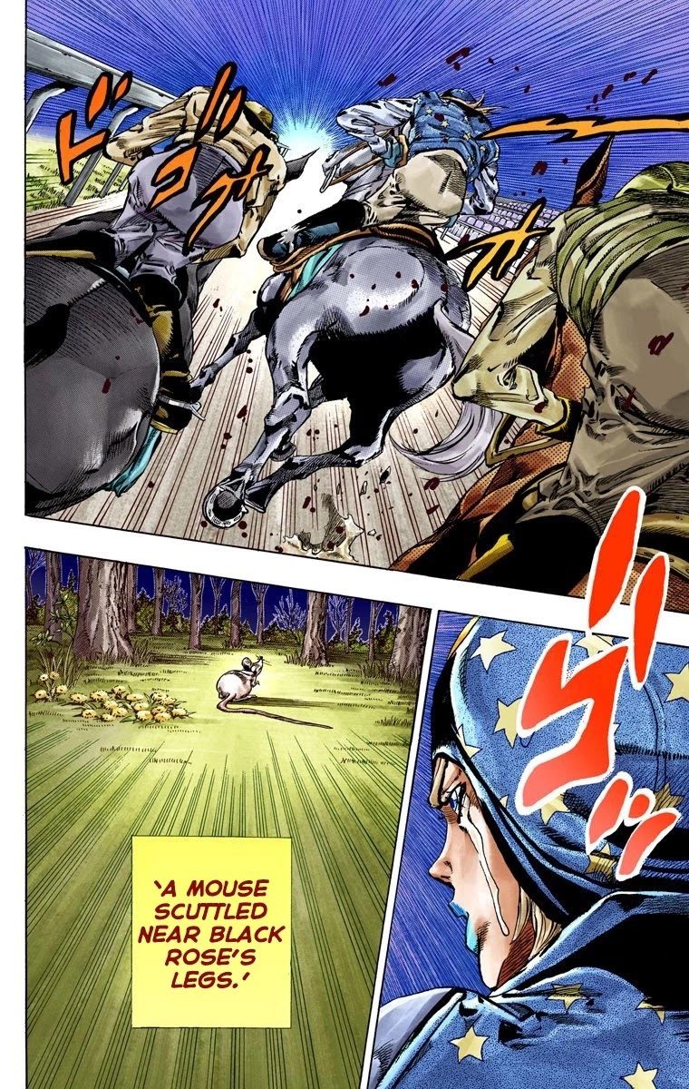 JoJo's Bizarre Adventure Part 7 - Steel Ball Run (Official Colored) Chapter 42 page 27 - Chapter 42: A Silent Way Part 3