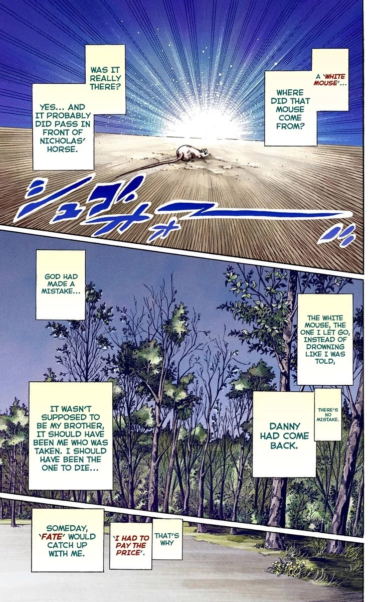 JoJo's Bizarre Adventure Part 7 - Steel Ball Run (Official Colored) Chapter 42 page 28 - Chapter 42: A Silent Way Part 3