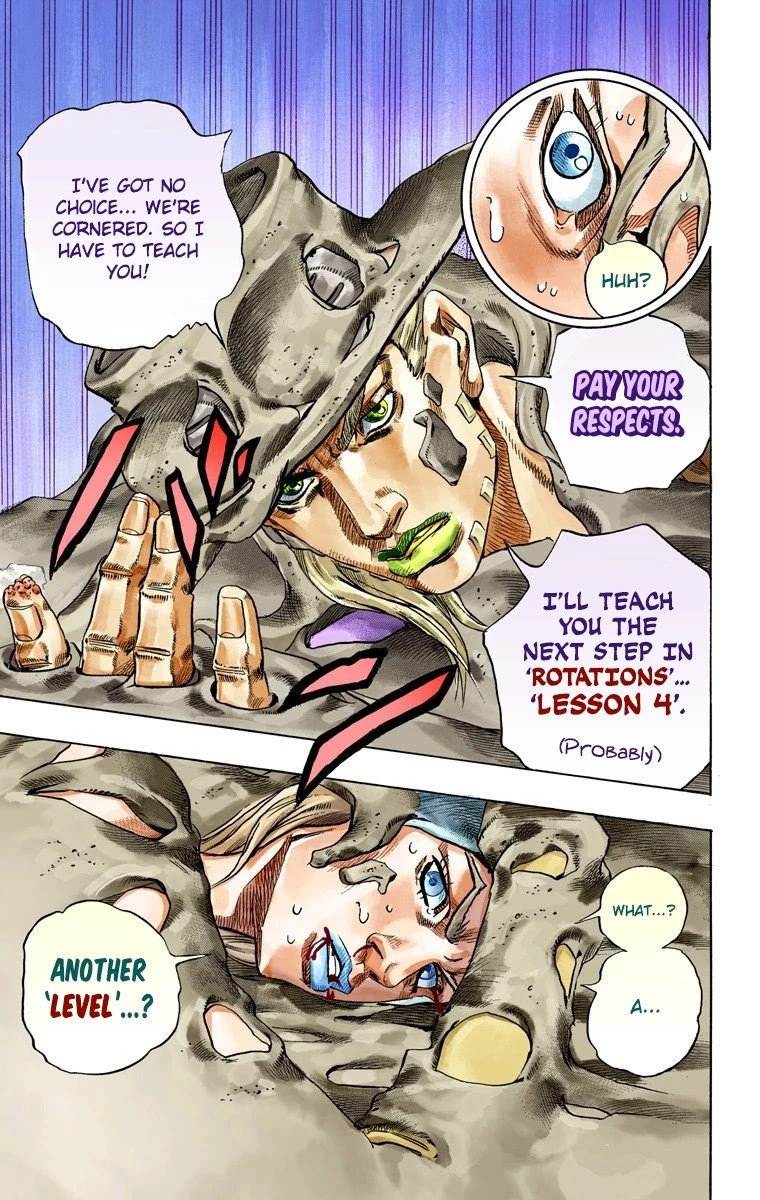JoJo's Bizarre Adventure Part 7 - Steel Ball Run (Official Colored) Chapter 42 page 43 - Chapter 42: A Silent Way Part 3