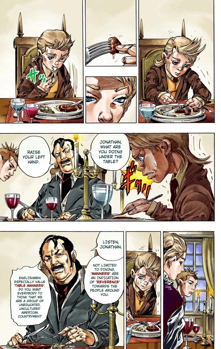 JoJo's Bizarre Adventure Part 7 - Steel Ball Run (Official Colored) Chapter 42 page 5 - Chapter 42: A Silent Way Part 3