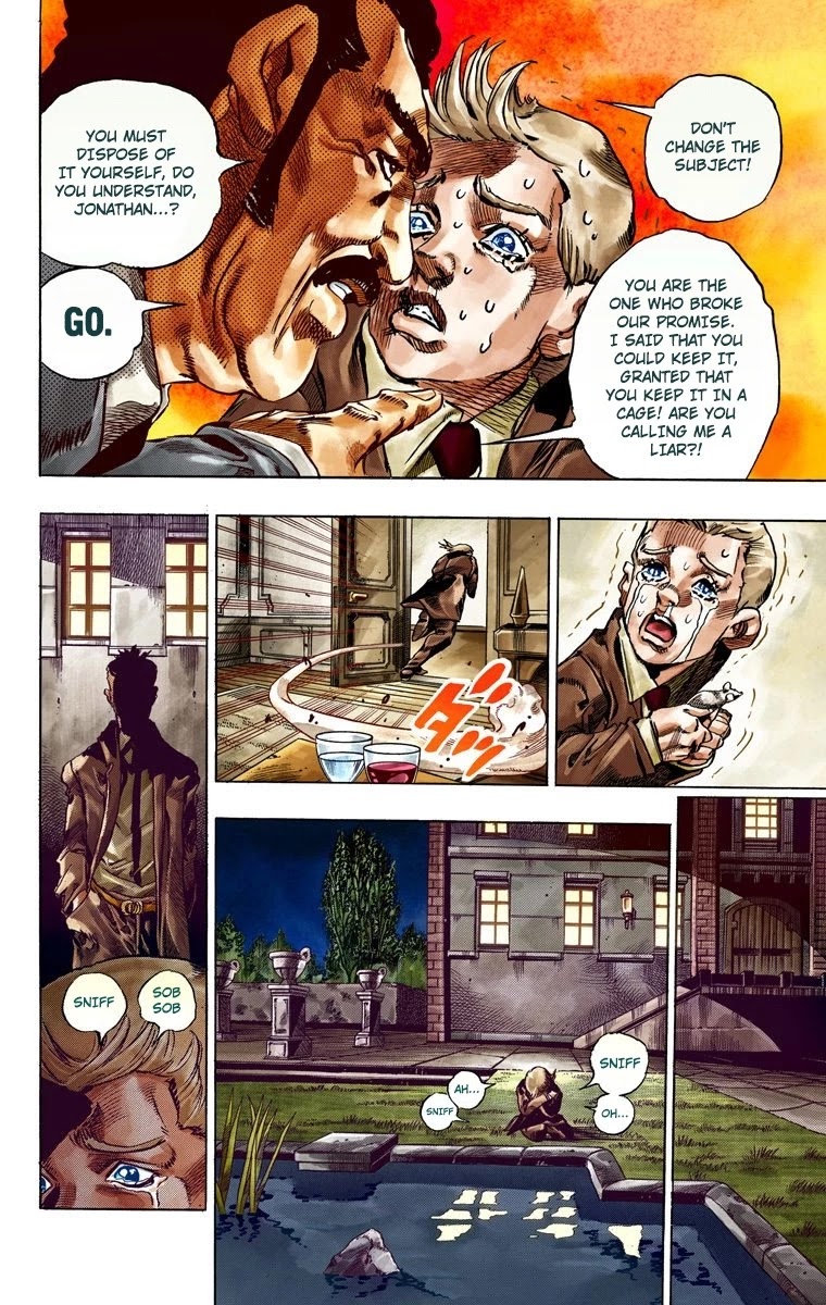 JoJo's Bizarre Adventure Part 7 - Steel Ball Run (Official Colored) Chapter 42 page 8 - Chapter 42: A Silent Way Part 3