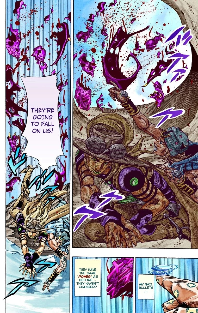 JoJo's Bizarre Adventure Part 7 - Steel Ball Run (Official Colored) Chapter 43 page 16 - Chapter 43: A Silent Way Part 4