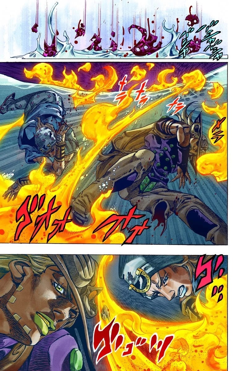 JoJo's Bizarre Adventure Part 7 - Steel Ball Run (Official Colored) Chapter 43 page 17 - Chapter 43: A Silent Way Part 4
