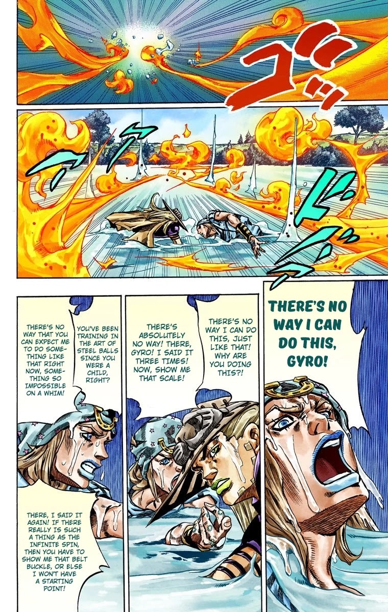JoJo's Bizarre Adventure Part 7 - Steel Ball Run (Official Colored) Chapter 43 page 18 - Chapter 43: A Silent Way Part 4