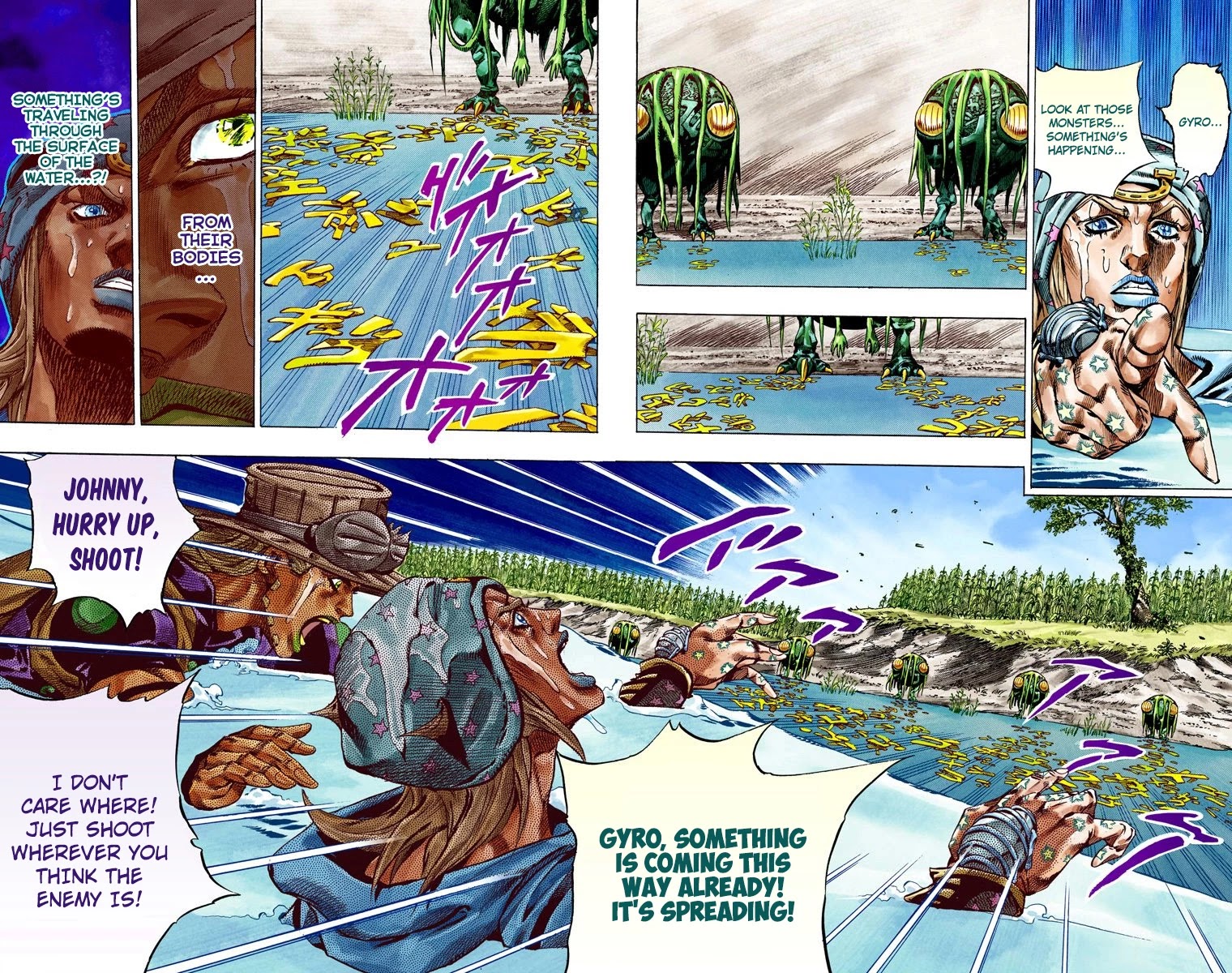 JoJo's Bizarre Adventure Part 7 - Steel Ball Run (Official Colored) Chapter 43 page 25 - Chapter 43: A Silent Way Part 4