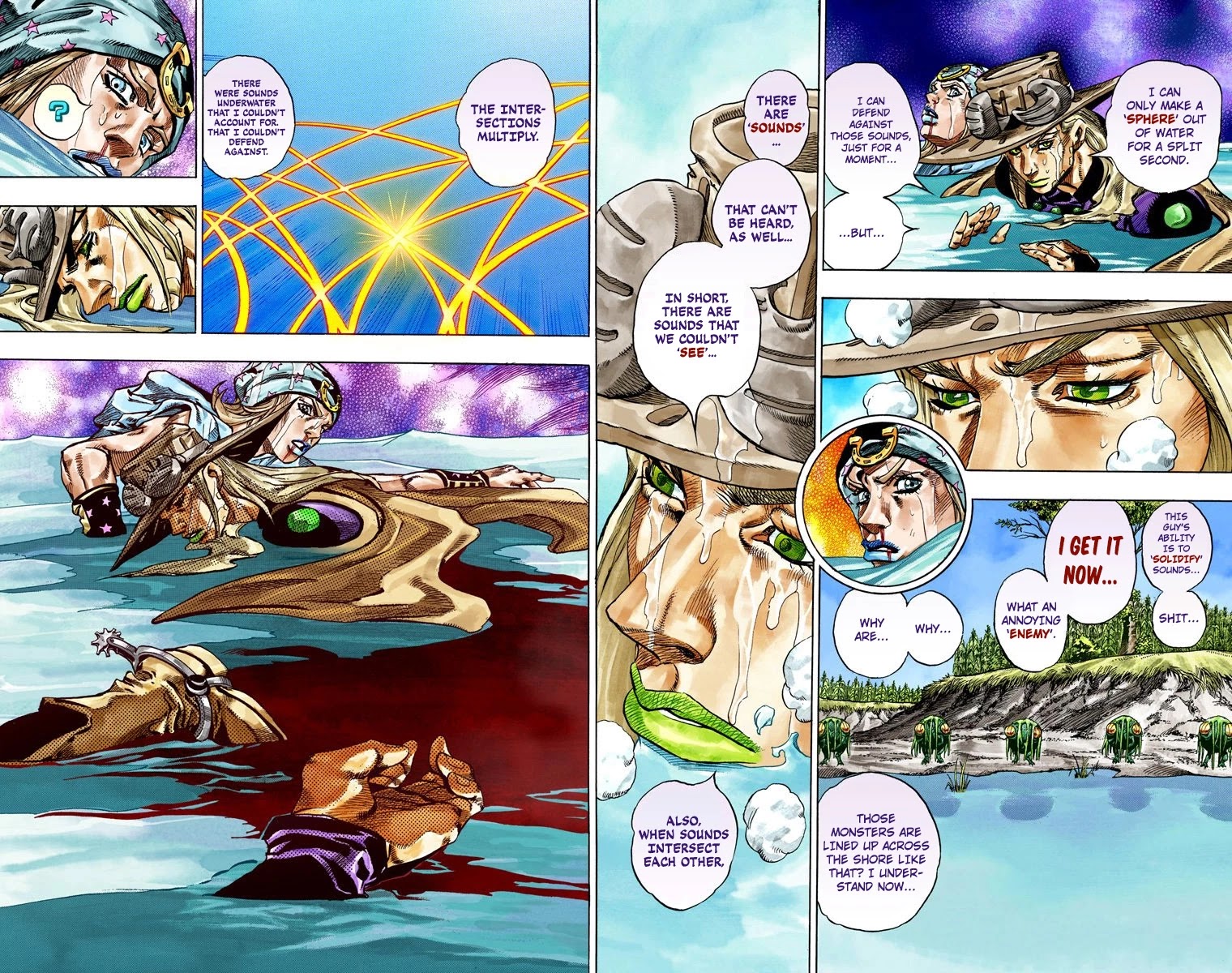 JoJo's Bizarre Adventure Part 7 - Steel Ball Run (Official Colored) Chapter 43 page 34 - Chapter 43: A Silent Way Part 4