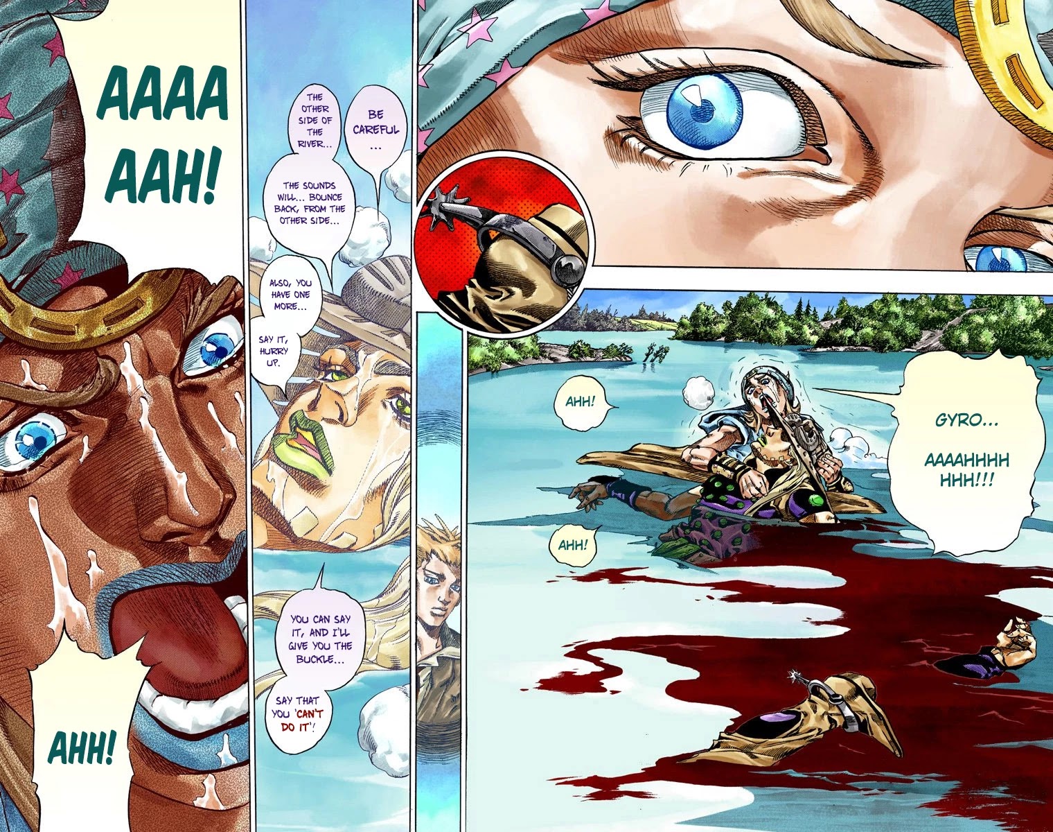 JoJo's Bizarre Adventure Part 7 - Steel Ball Run (Official Colored) Chapter 43 page 35 - Chapter 43: A Silent Way Part 4