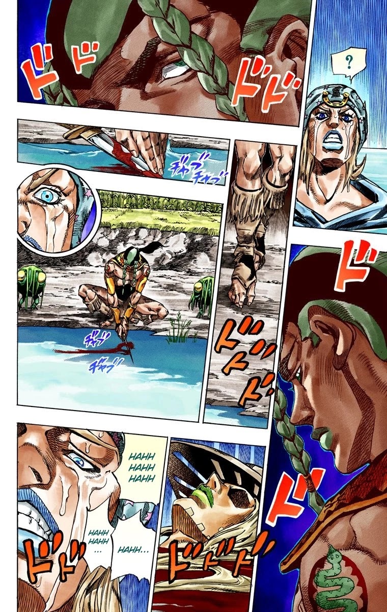 JoJo's Bizarre Adventure Part 7 - Steel Ball Run (Official Colored) Chapter 43 page 38 - Chapter 43: A Silent Way Part 4