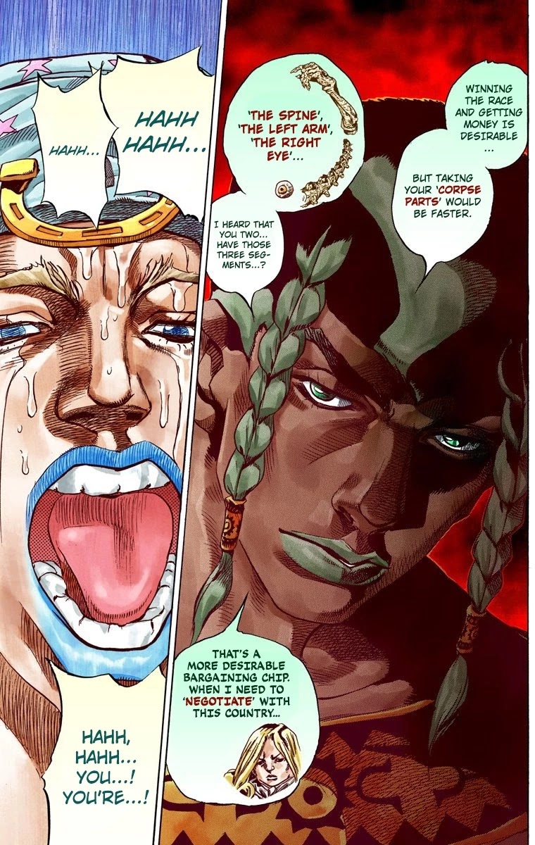 JoJo's Bizarre Adventure Part 7 - Steel Ball Run (Official Colored) Chapter 43 page 39 - Chapter 43: A Silent Way Part 4