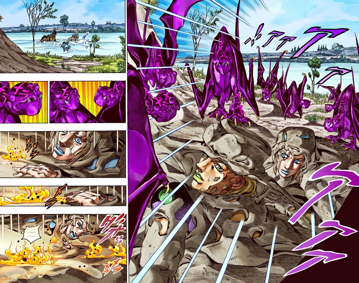 JoJo's Bizarre Adventure Part 7 - Steel Ball Run (Official Colored) Chapter 43 page 4 - Chapter 43: A Silent Way Part 4