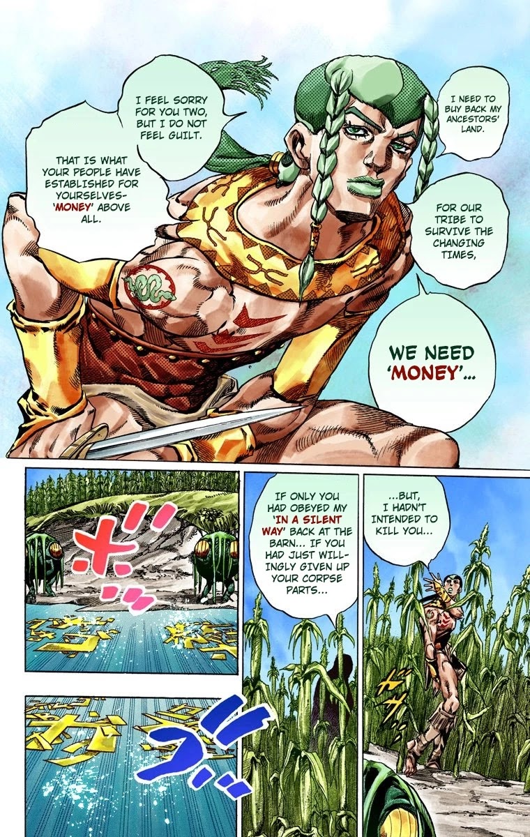 JoJo's Bizarre Adventure Part 7 - Steel Ball Run (Official Colored) Chapter 43 page 40 - Chapter 43: A Silent Way Part 4