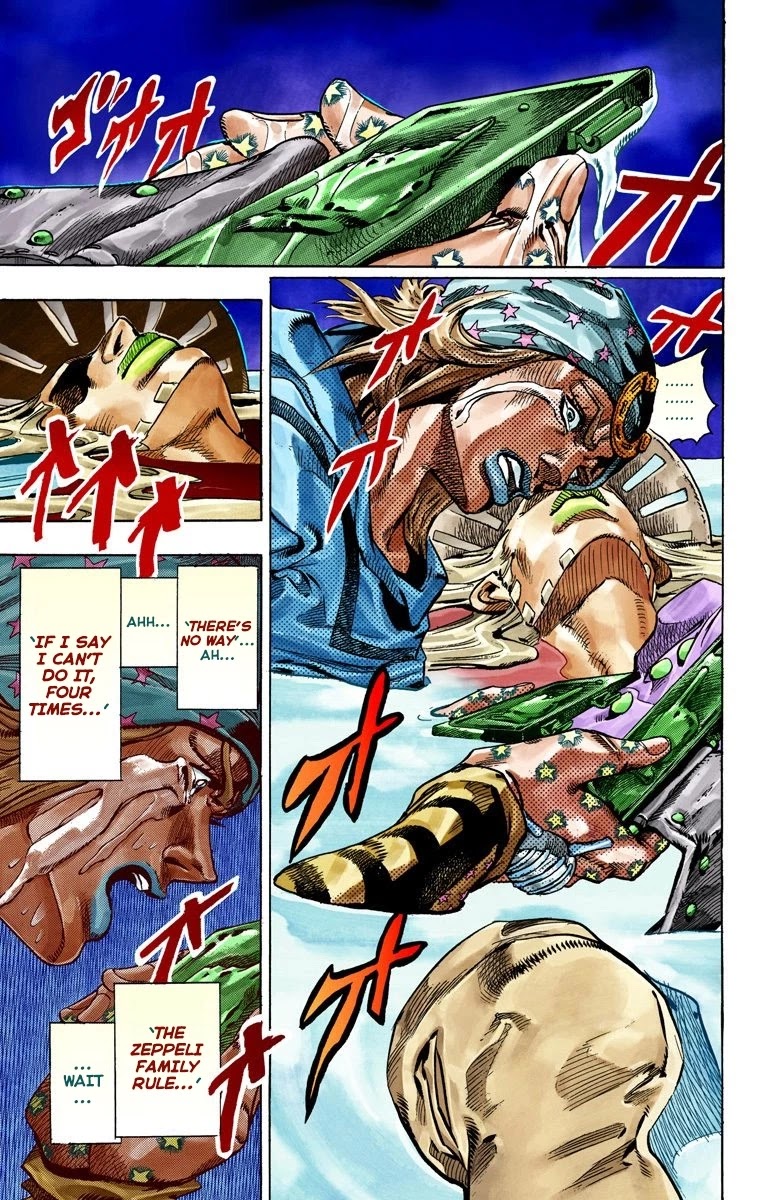 JoJo's Bizarre Adventure Part 7 - Steel Ball Run (Official Colored) Chapter 43 page 43 - Chapter 43: A Silent Way Part 4