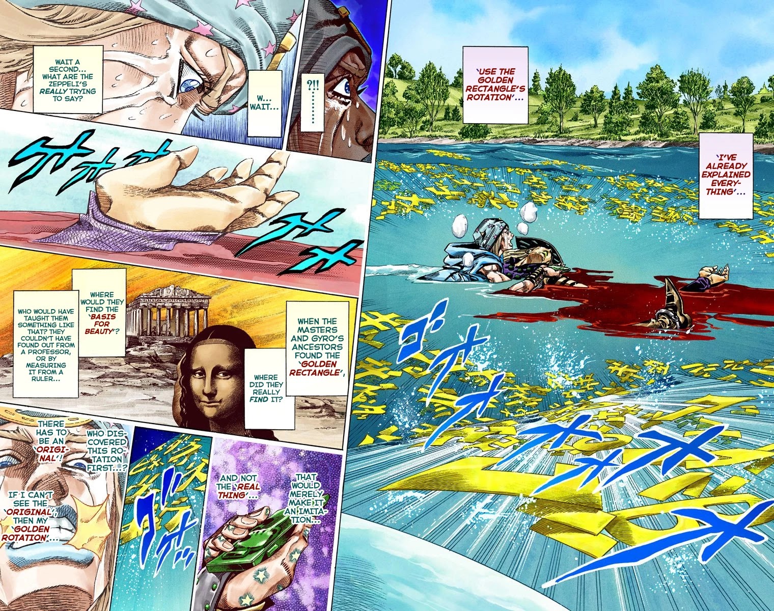 JoJo's Bizarre Adventure Part 7 - Steel Ball Run (Official Colored) Chapter 43 page 44 - Chapter 43: A Silent Way Part 4