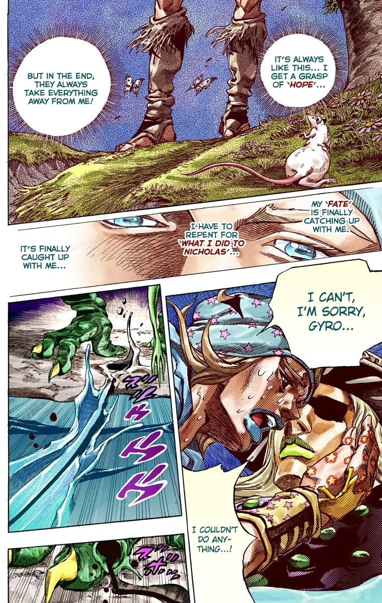 JoJo's Bizarre Adventure Part 7 - Steel Ball Run (Official Colored) Chapter 44 page 11 - Chapter 44: A Silent Way Part 5