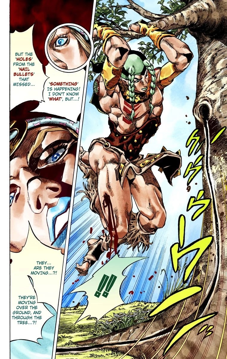 JoJo's Bizarre Adventure Part 7 - Steel Ball Run (Official Colored) Chapter 44 page 16 - Chapter 44: A Silent Way Part 5