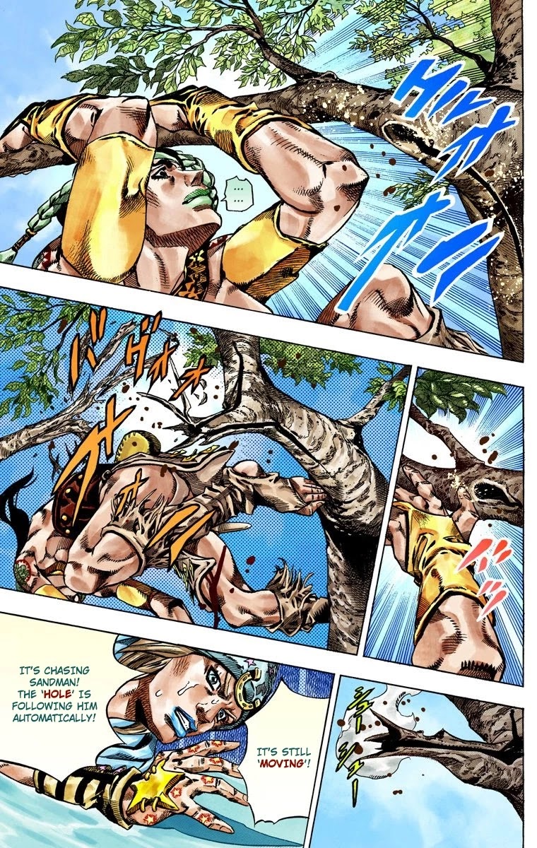 JoJo's Bizarre Adventure Part 7 - Steel Ball Run (Official Colored) Chapter 44 page 17 - Chapter 44: A Silent Way Part 5