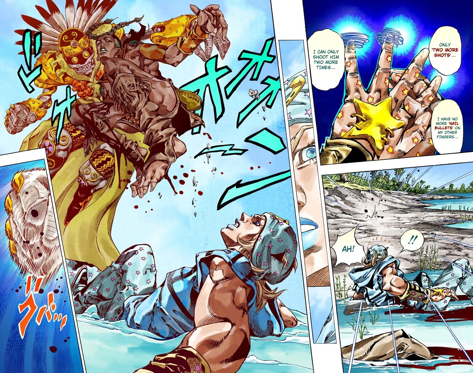 JoJo's Bizarre Adventure Part 7 - Steel Ball Run (Official Colored) Chapter 44 page 24 - Chapter 44: A Silent Way Part 5