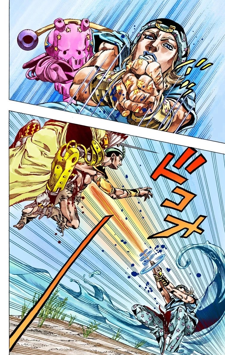 JoJo's Bizarre Adventure Part 7 - Steel Ball Run (Official Colored) Chapter 44 page 25 - Chapter 44: A Silent Way Part 5
