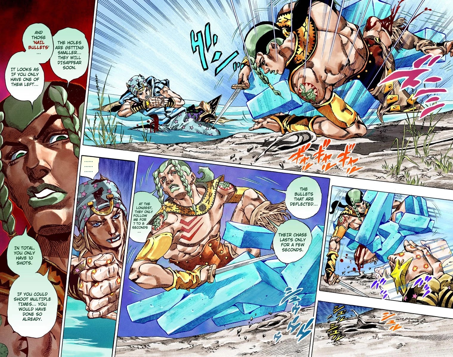 JoJo's Bizarre Adventure Part 7 - Steel Ball Run (Official Colored) Chapter 44 page 29 - Chapter 44: A Silent Way Part 5