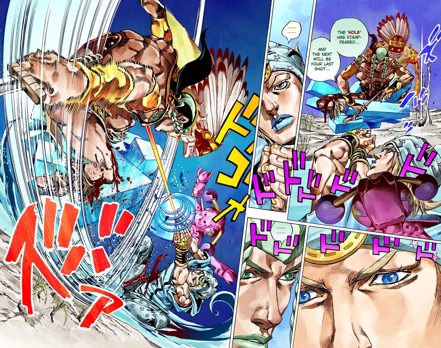 JoJo's Bizarre Adventure Part 7 - Steel Ball Run (Official Colored) Chapter 44 page 30 - Chapter 44: A Silent Way Part 5