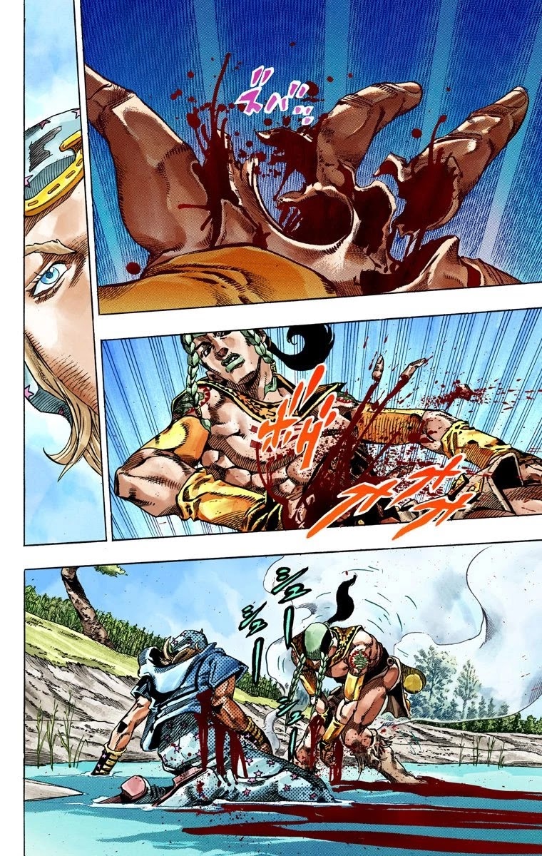 JoJo's Bizarre Adventure Part 7 - Steel Ball Run (Official Colored) Chapter 44 page 35 - Chapter 44: A Silent Way Part 5
