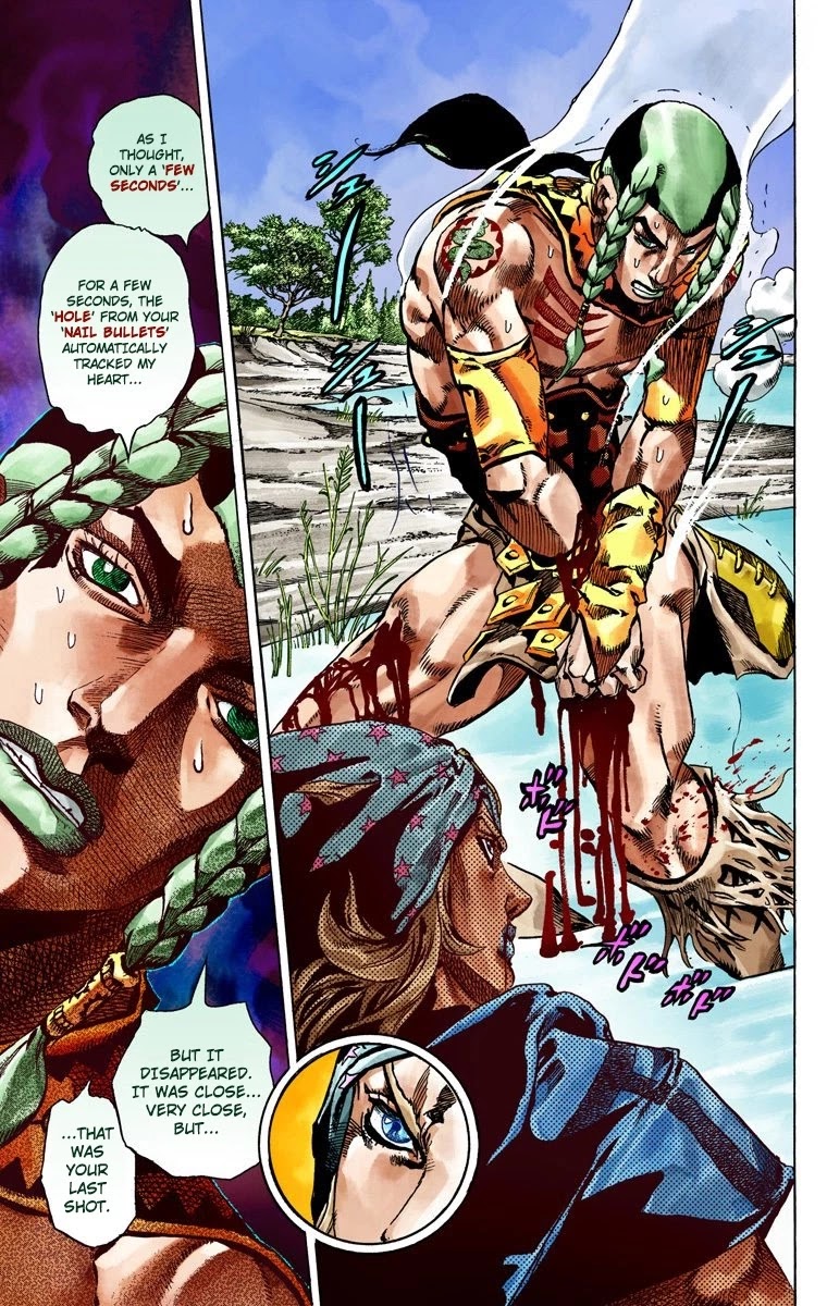 JoJo's Bizarre Adventure Part 7 - Steel Ball Run (Official Colored) Chapter 44 page 36 - Chapter 44: A Silent Way Part 5